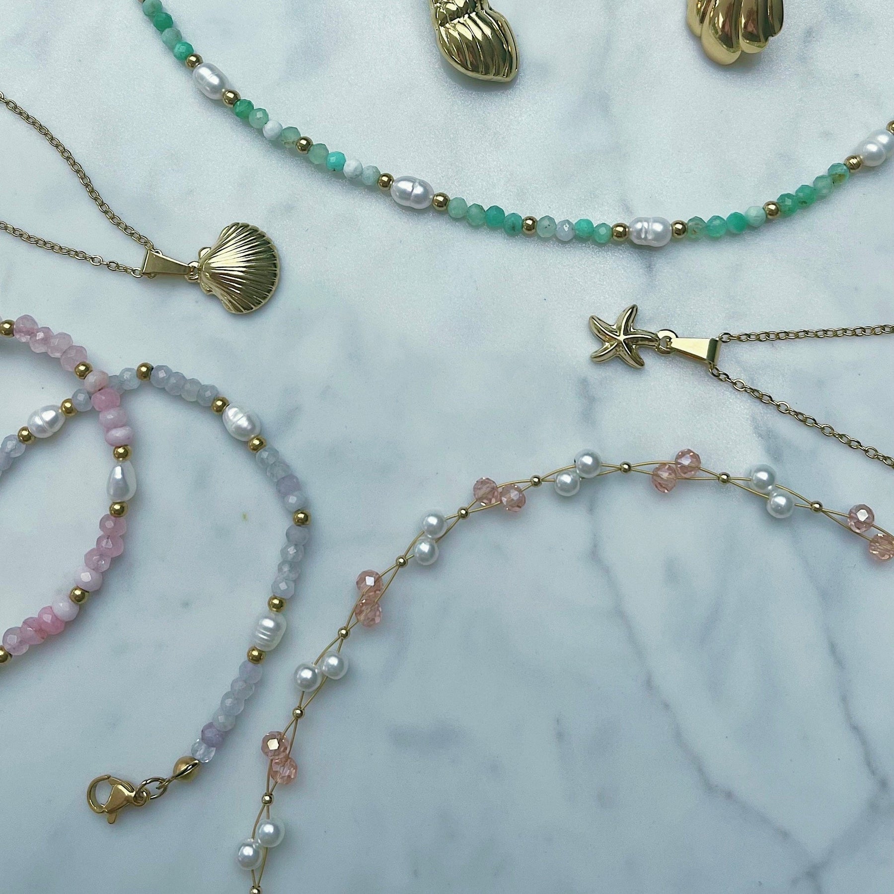 Urbanti Stainless Steel Lila Pearl Bracelet