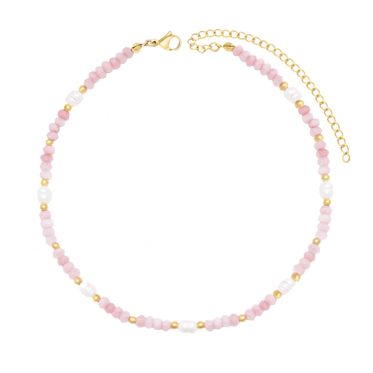 Urbanti Stainless Steel Lila Pearl Choker