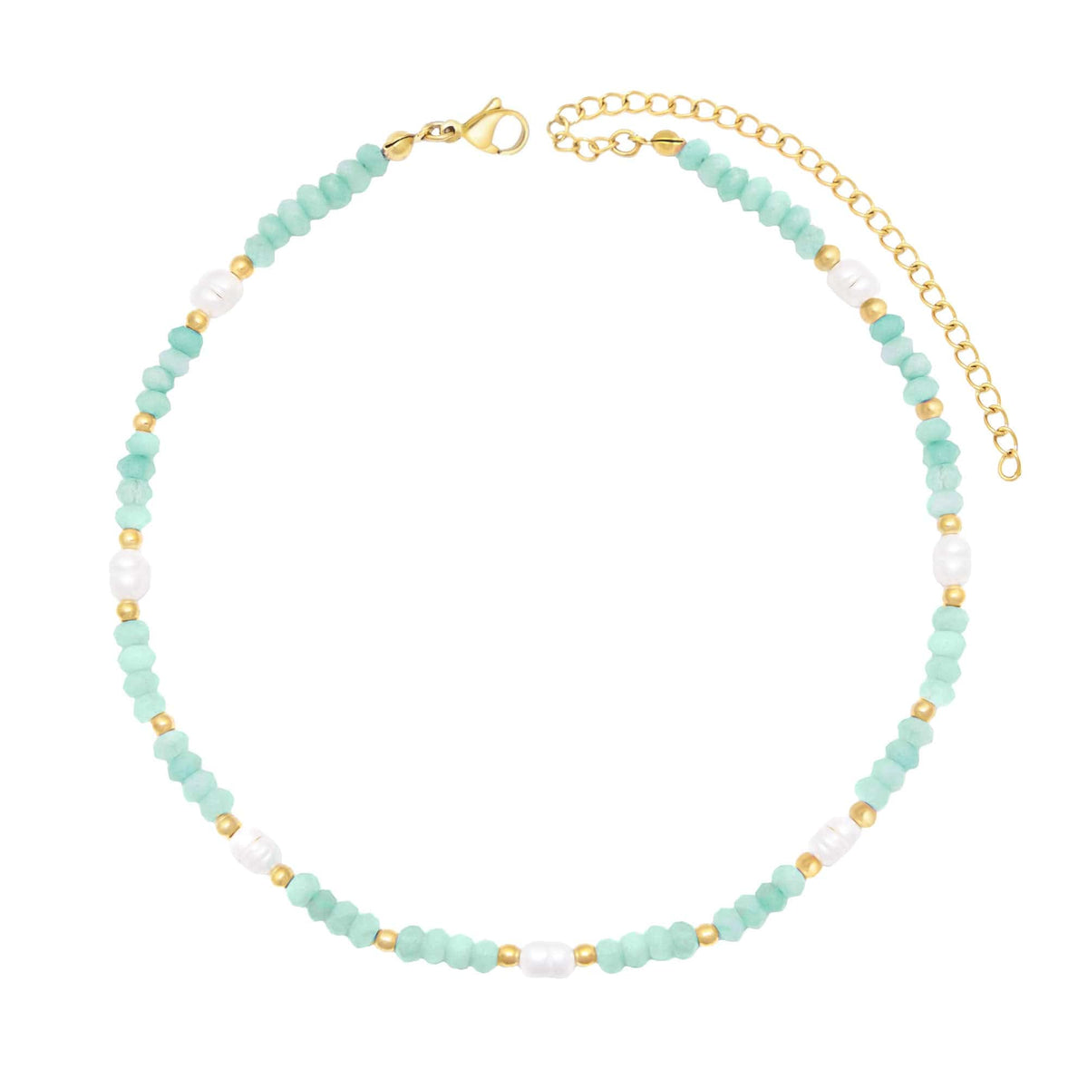Urbanti Stainless Steel Lila Pearl Choker