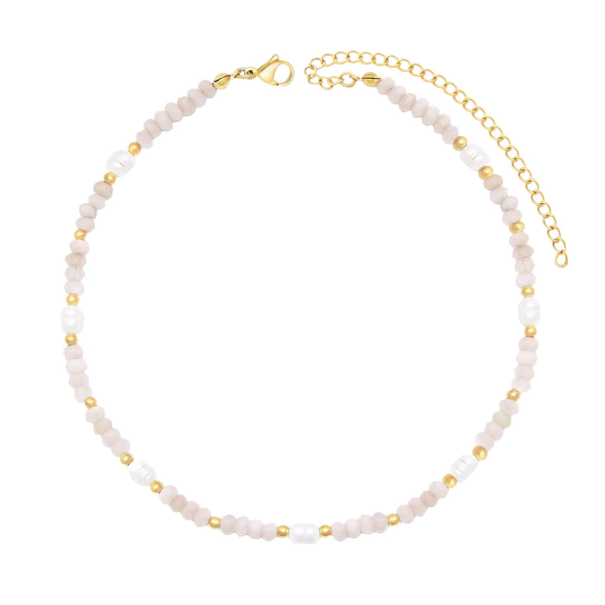 Urbanti Stainless Steel Lila Pearl Choker