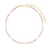Urbanti Stainless Steel Lila Pearl Choker