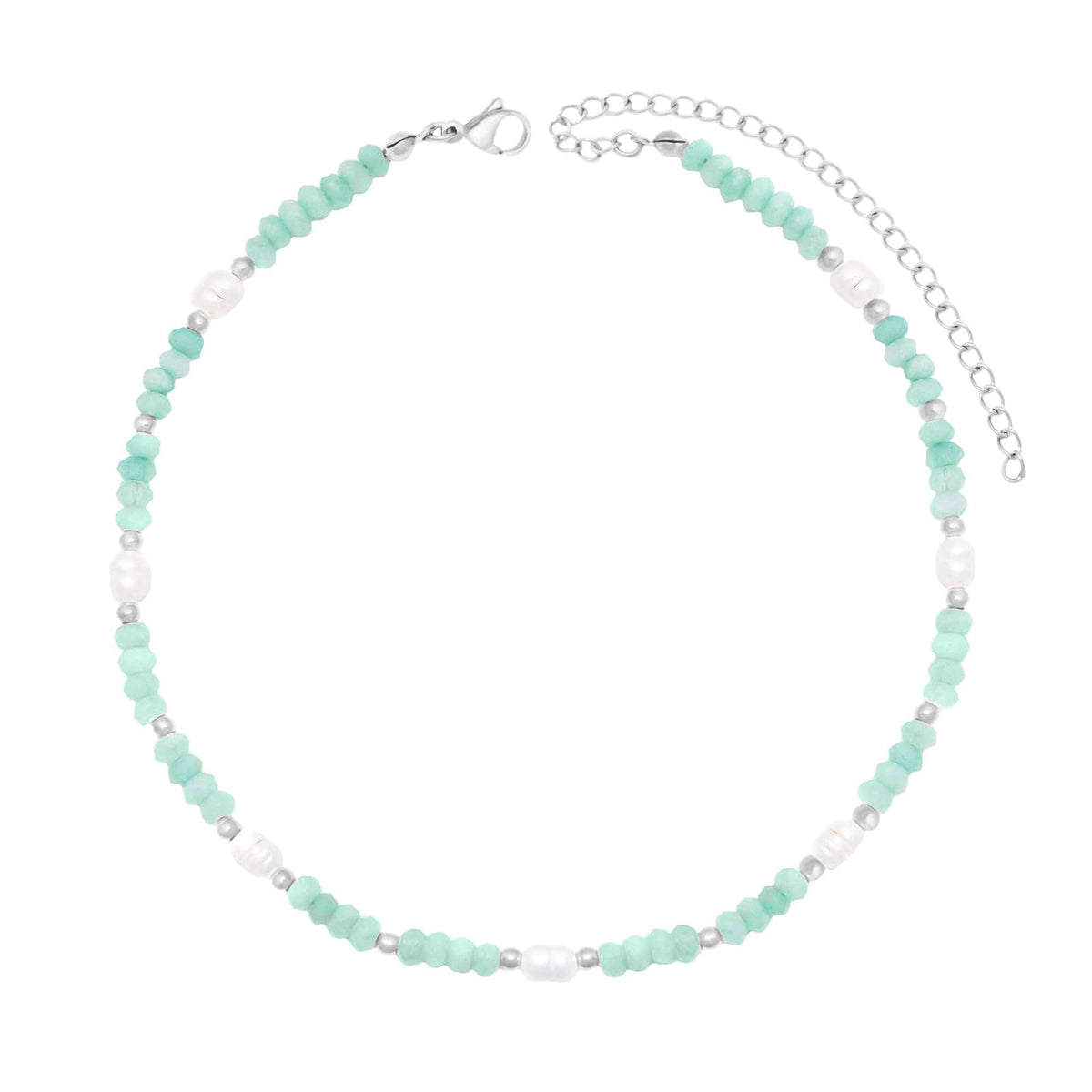 Urbanti Stainless Steel Lila Pearl Choker