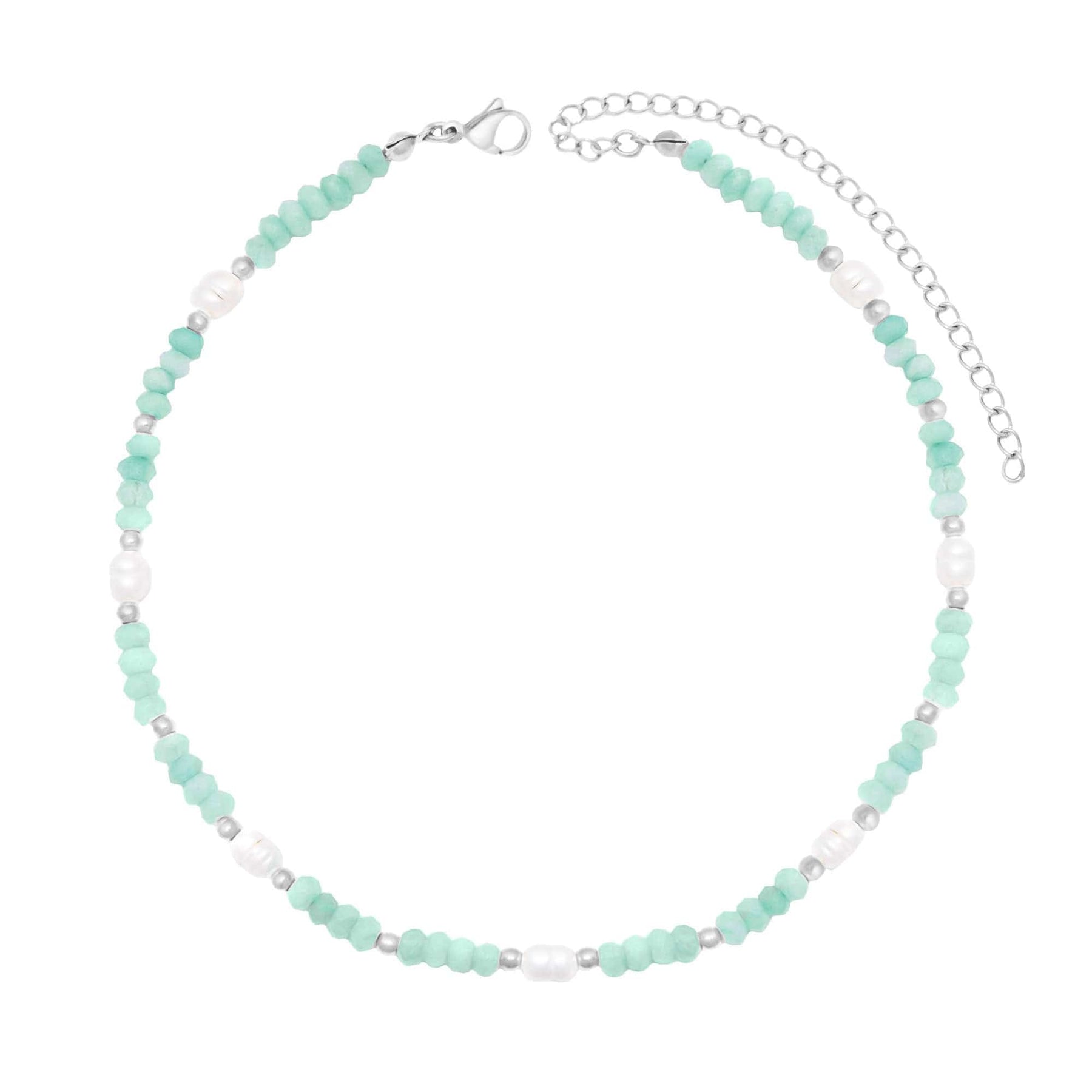 Urbanti Stainless Steel Lila Pearl Choker