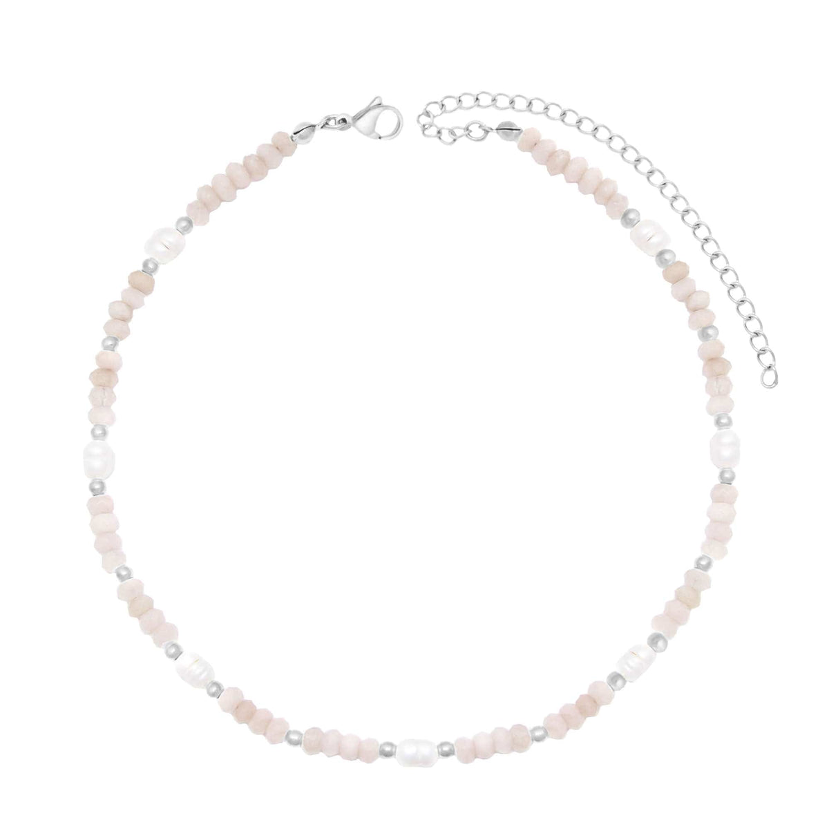 Urbanti Stainless Steel Lila Pearl Choker