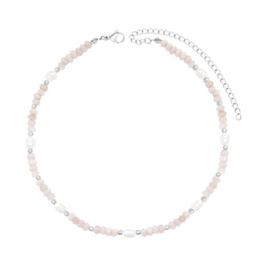 Urbanti Stainless Steel Lila Pearl Choker