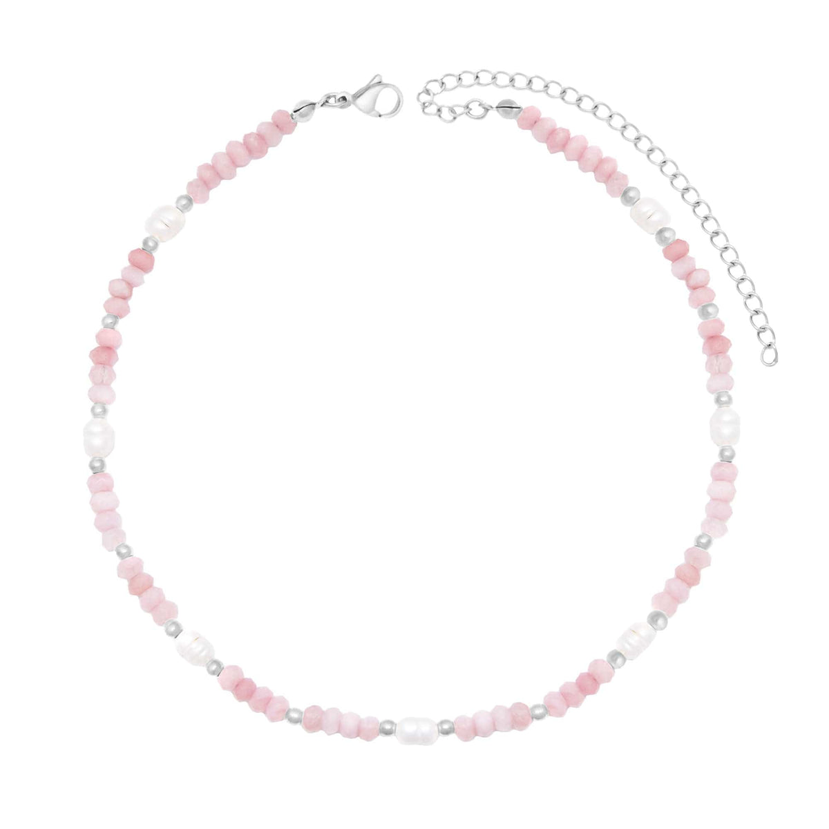 Urbanti Stainless Steel Lila Pearl Choker