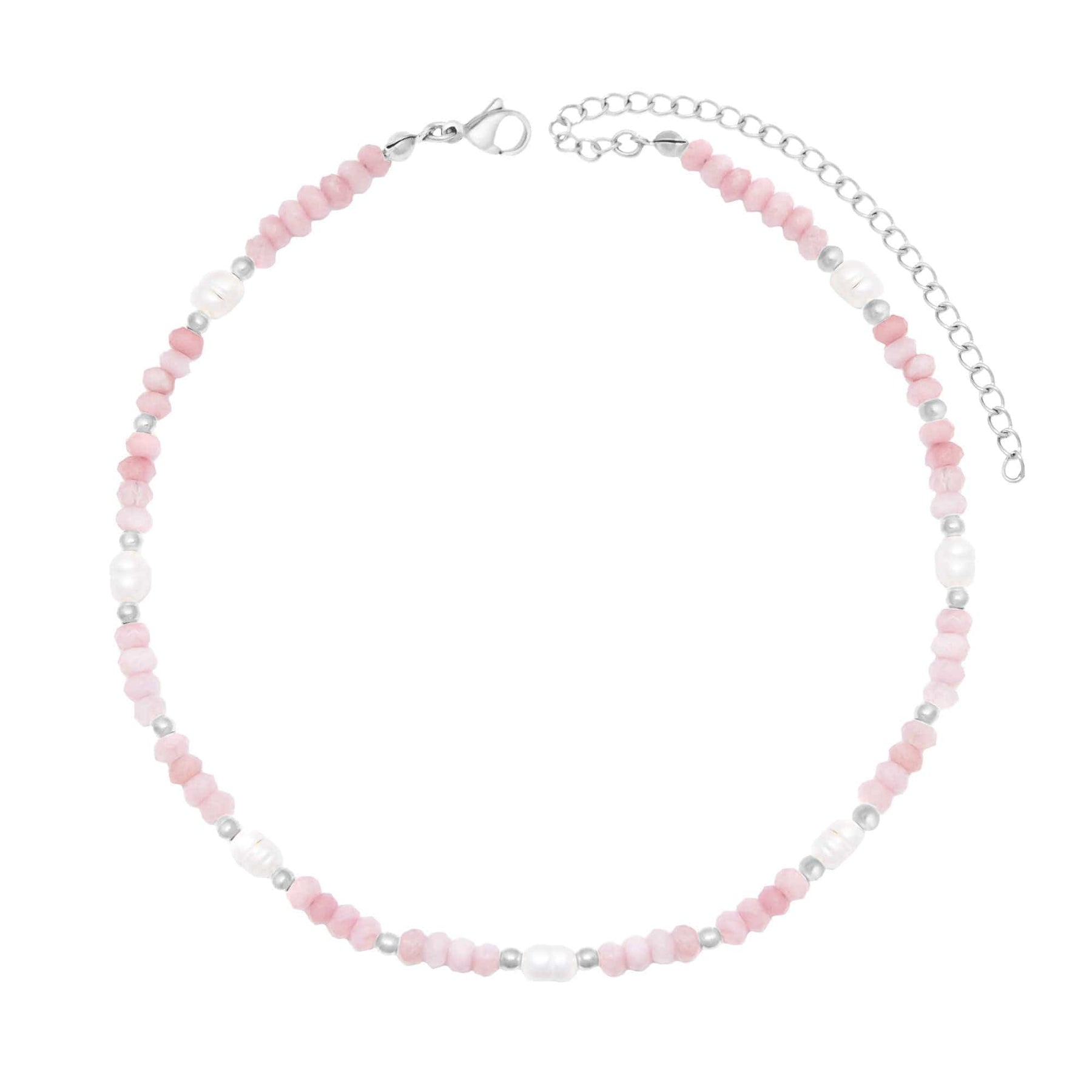 Urbanti Stainless Steel Lila Pearl Choker