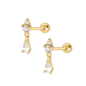 Urbanti Stainless Steel Lorelai Stud Earrings