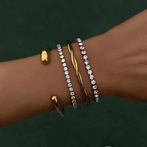 Urbanti Stainless Steel Louise Tennis Bracelet