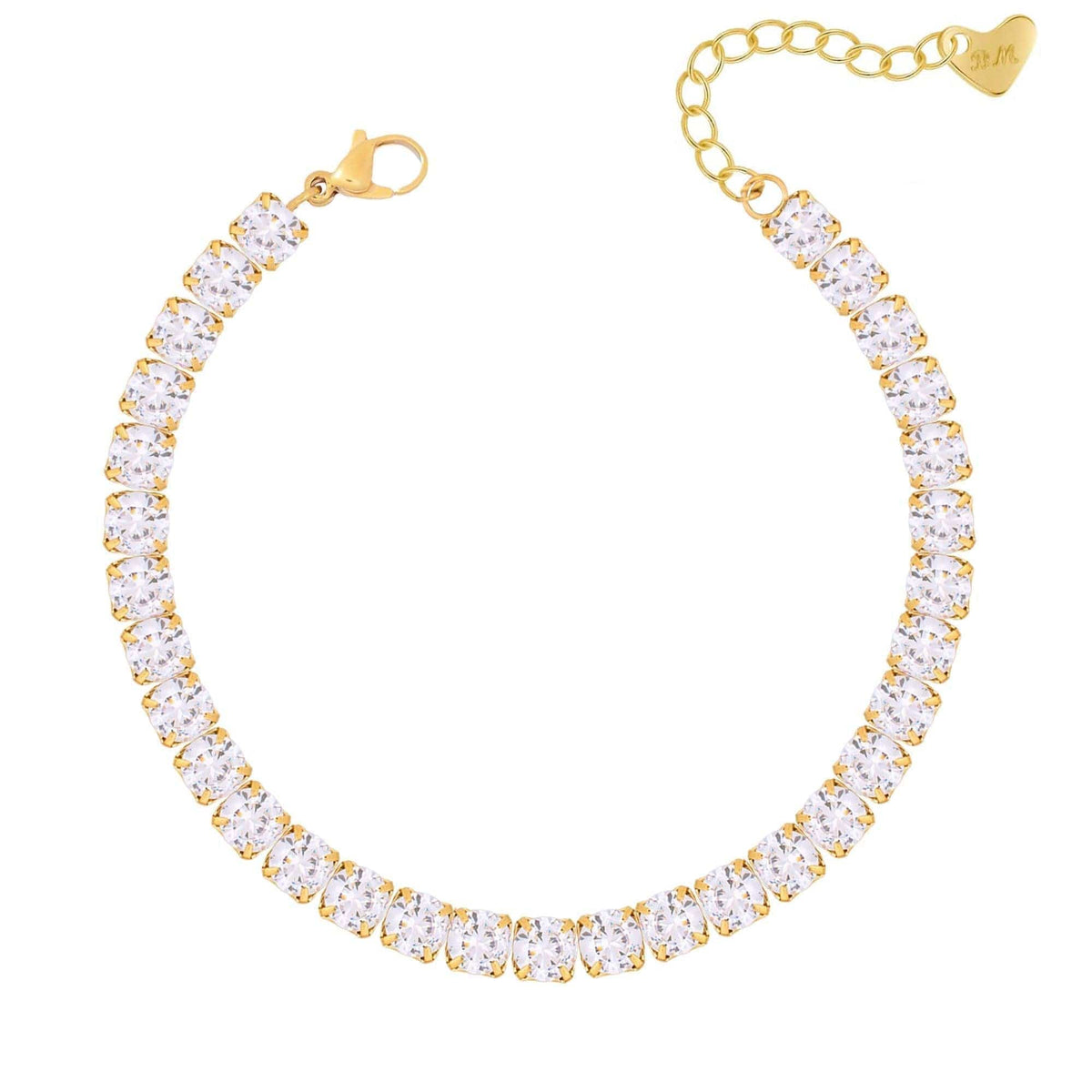 Urbanti Stainless Steel Louise Tennis Bracelet