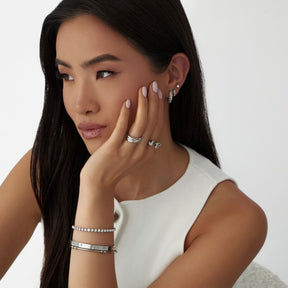 Urbanti Stainless Steel Louise Tennis Bracelet