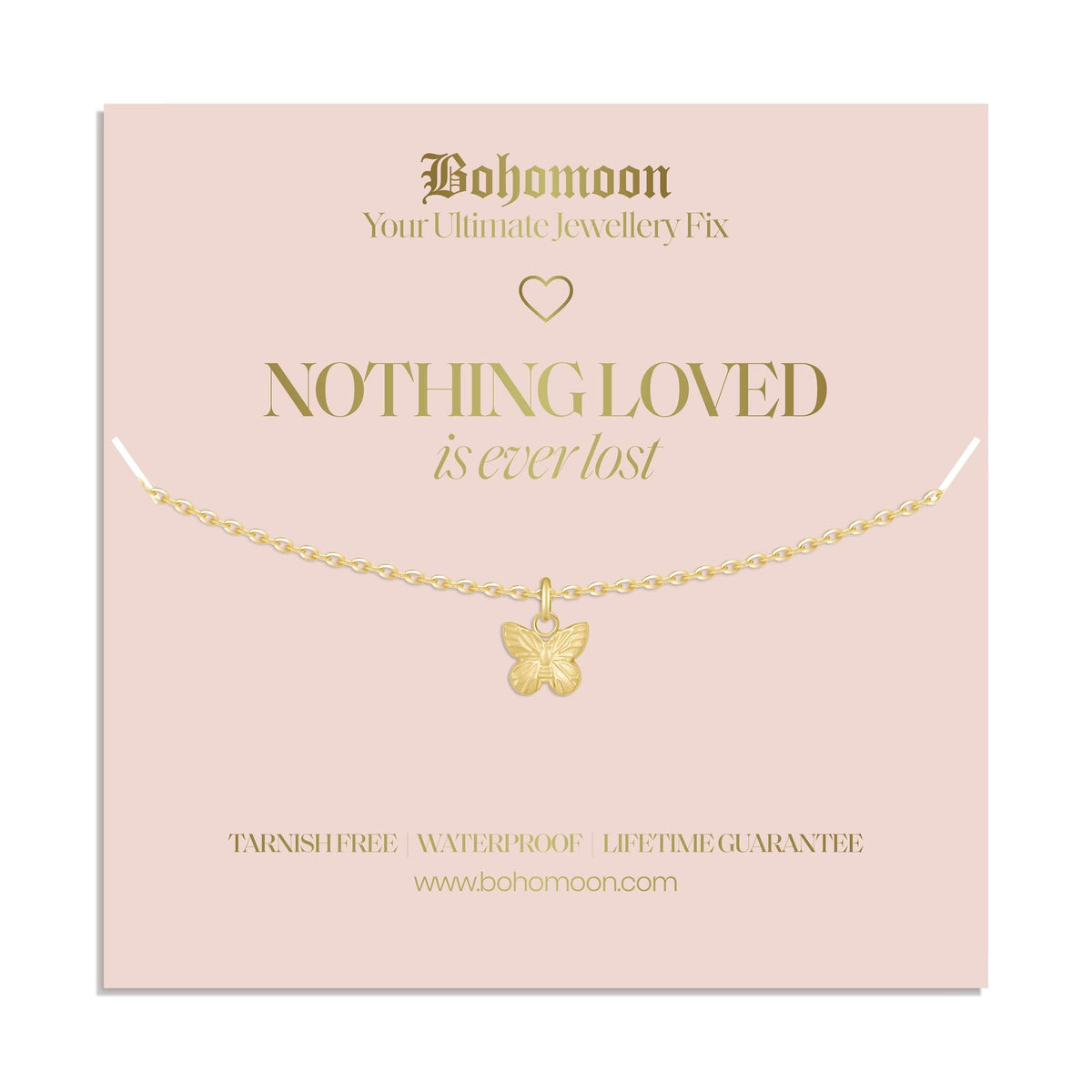 Urbanti Stainless Steel Loved Not Lost Necklace