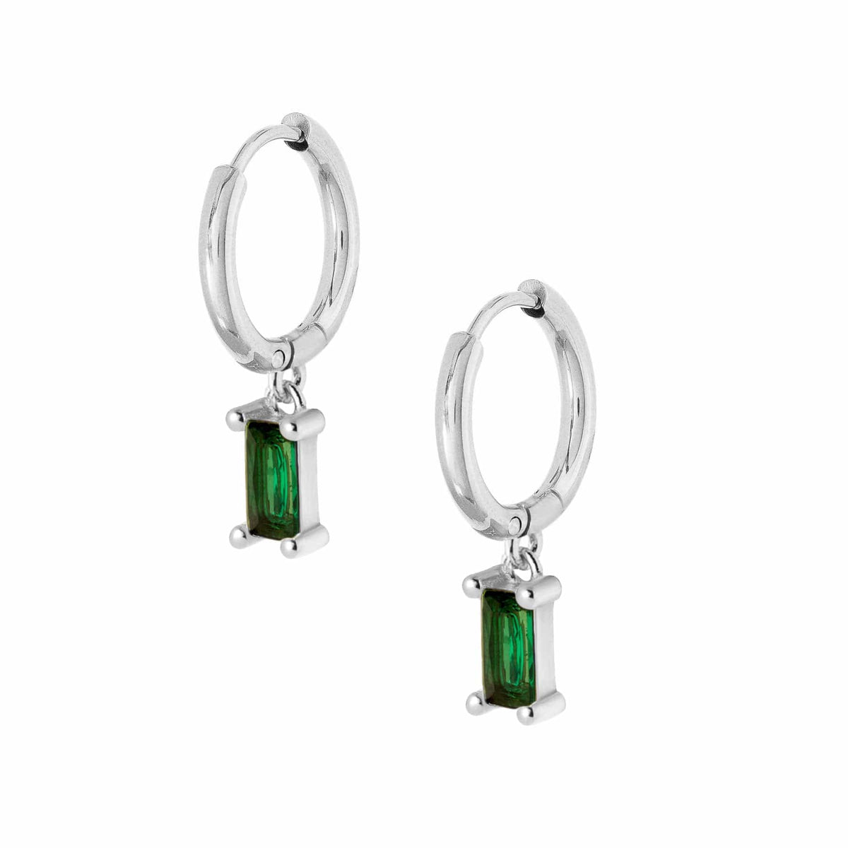 Urbanti Stainless Steel Luisa Hoop Earrings Silver