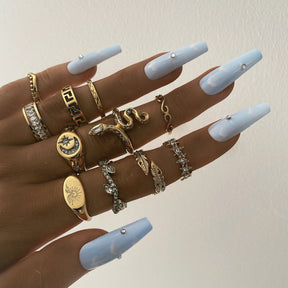 Urbanti Stainless Steel Luna Signet Ring