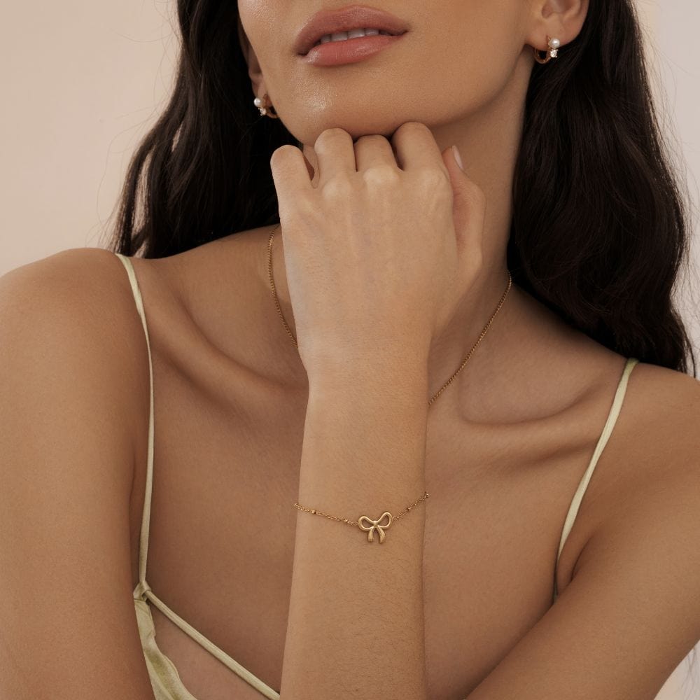 Urbanti Stainless Steel Lyla Bow Bracelet