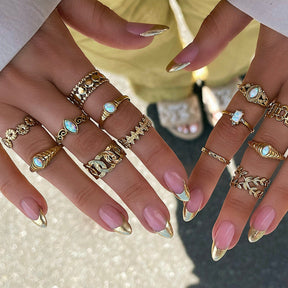 Urbanti Stainless Steel Mabel Opal Ring