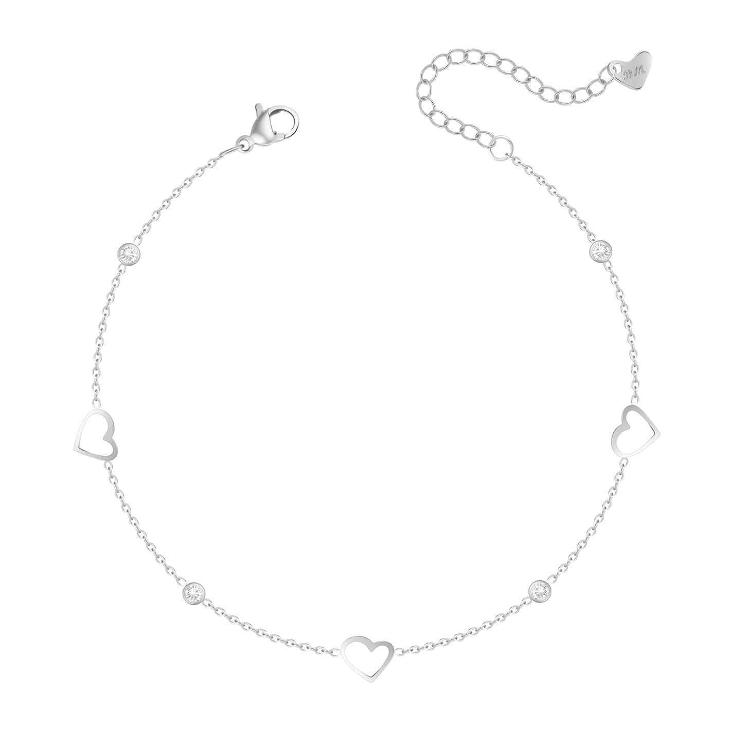 Urbanti Stainless Steel Madelyn Anklet
