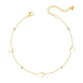 Urbanti Stainless Steel Madelyn Anklet