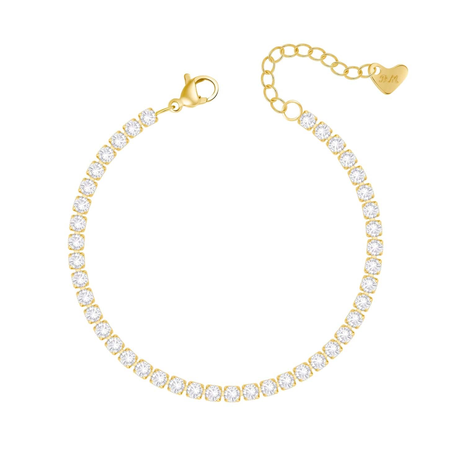 Urbanti Stainless Steel Mademoiselle Tennis Bracelet