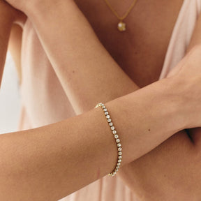 Urbanti Stainless Steel Mademoiselle Tennis Bracelet