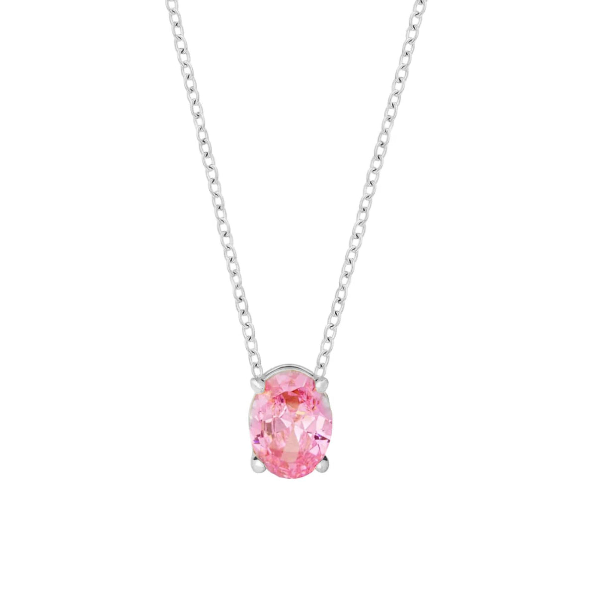 Urbanti Stainless Steel Maia Necklace Silver / Pink