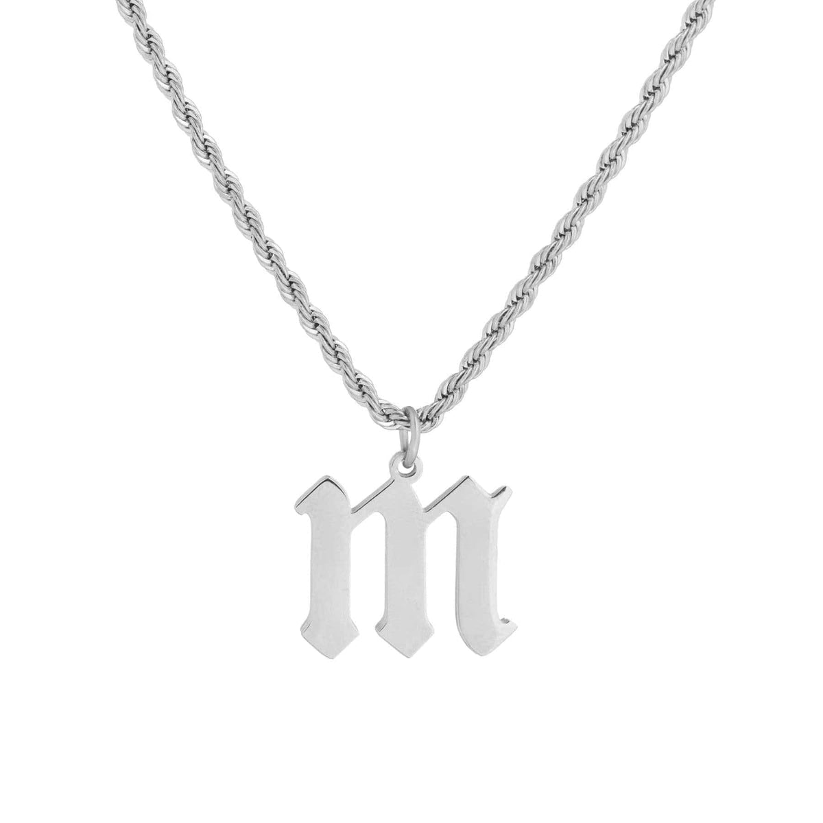 Urbanti Stainless Steel Marella Initial Necklace