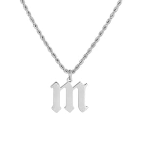 Urbanti Stainless Steel Marella Initial Necklace