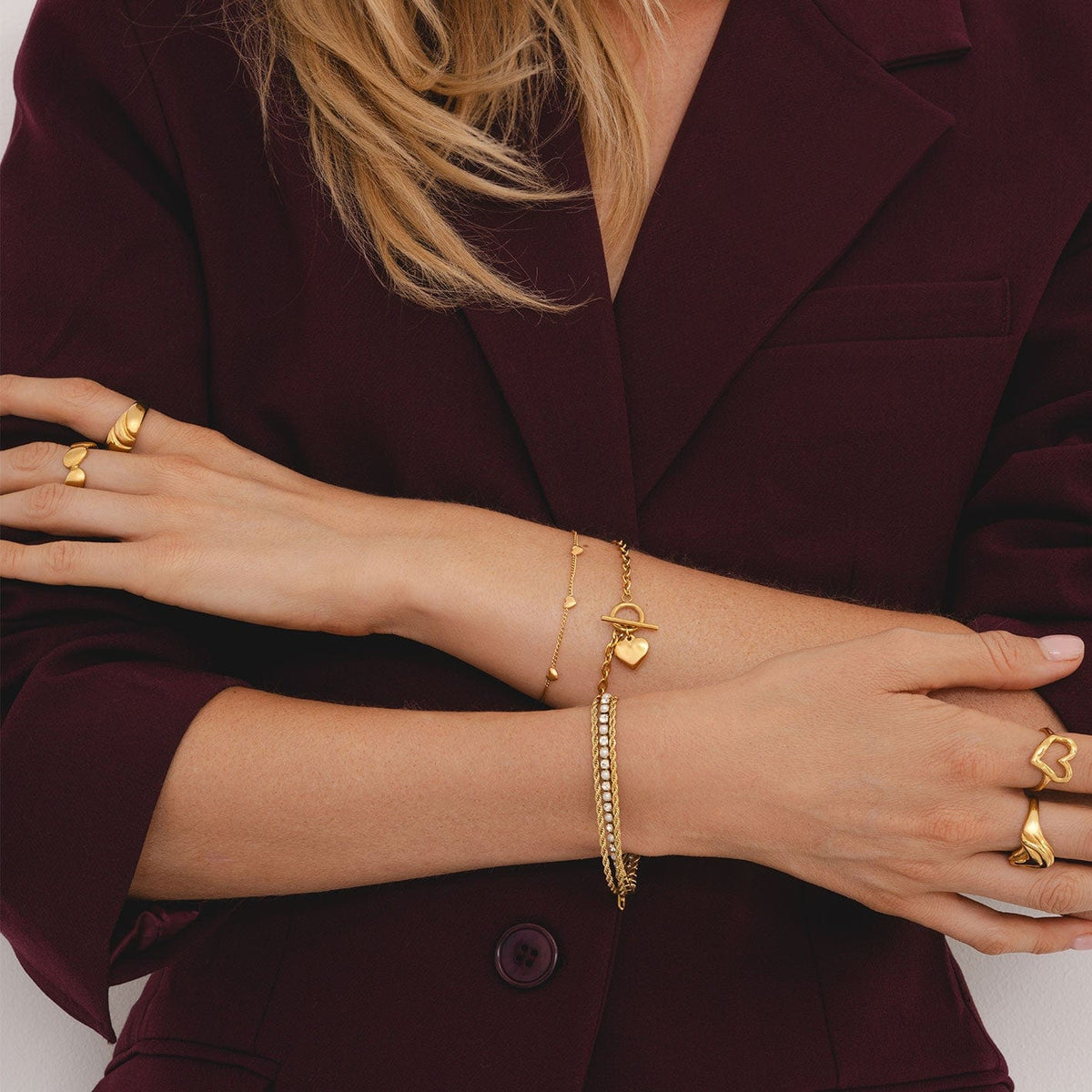 Urbanti Stainless Steel Matilda TBar Bracelet