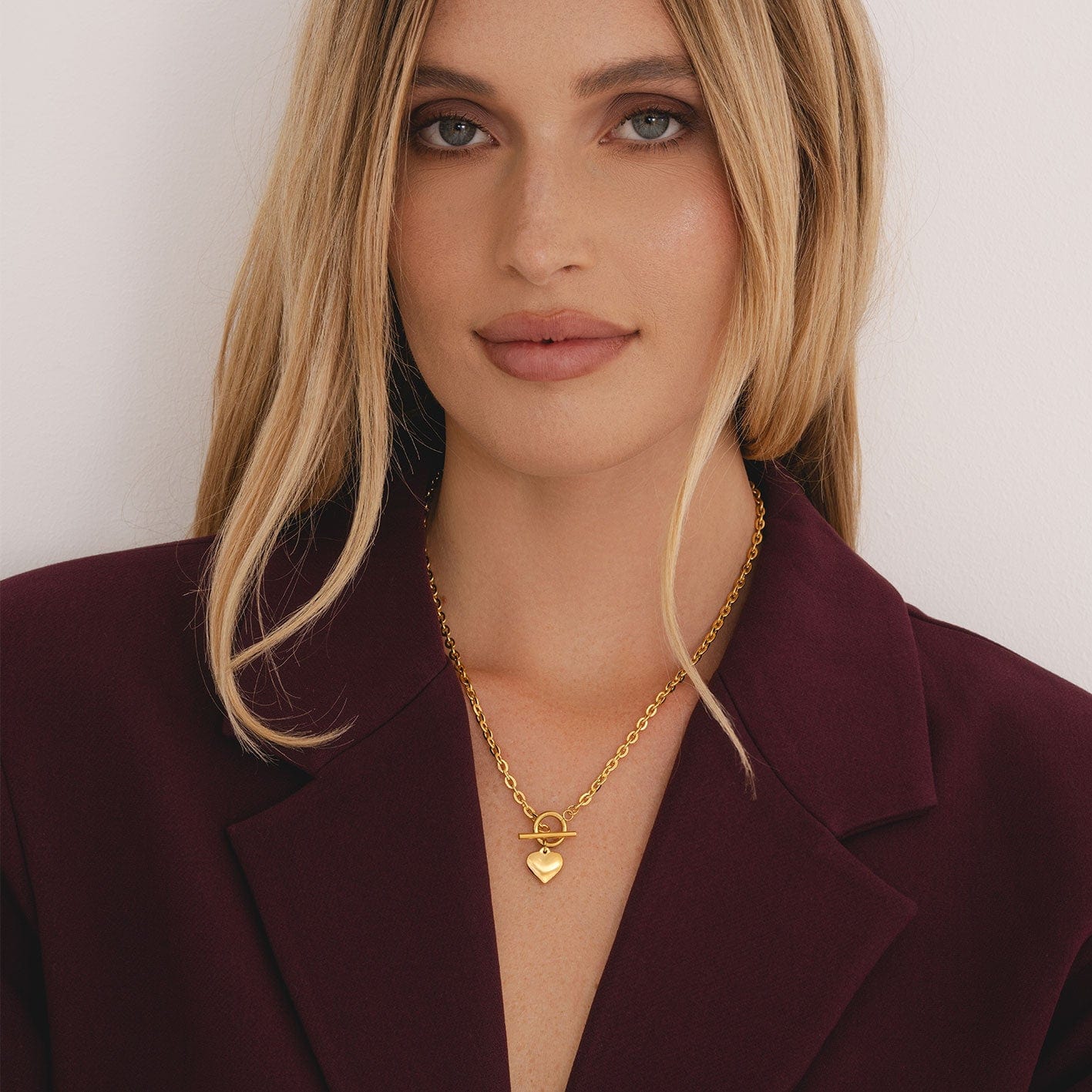 Urbanti Stainless Steel Matilda TBar Necklace