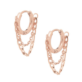 Urbanti Stainless Steel Megan Hoop Earrings