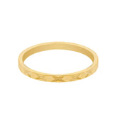 Urbanti Stainless Steel Melanie Ring Gold / US 7 / UK N / EUR 54 (medium)