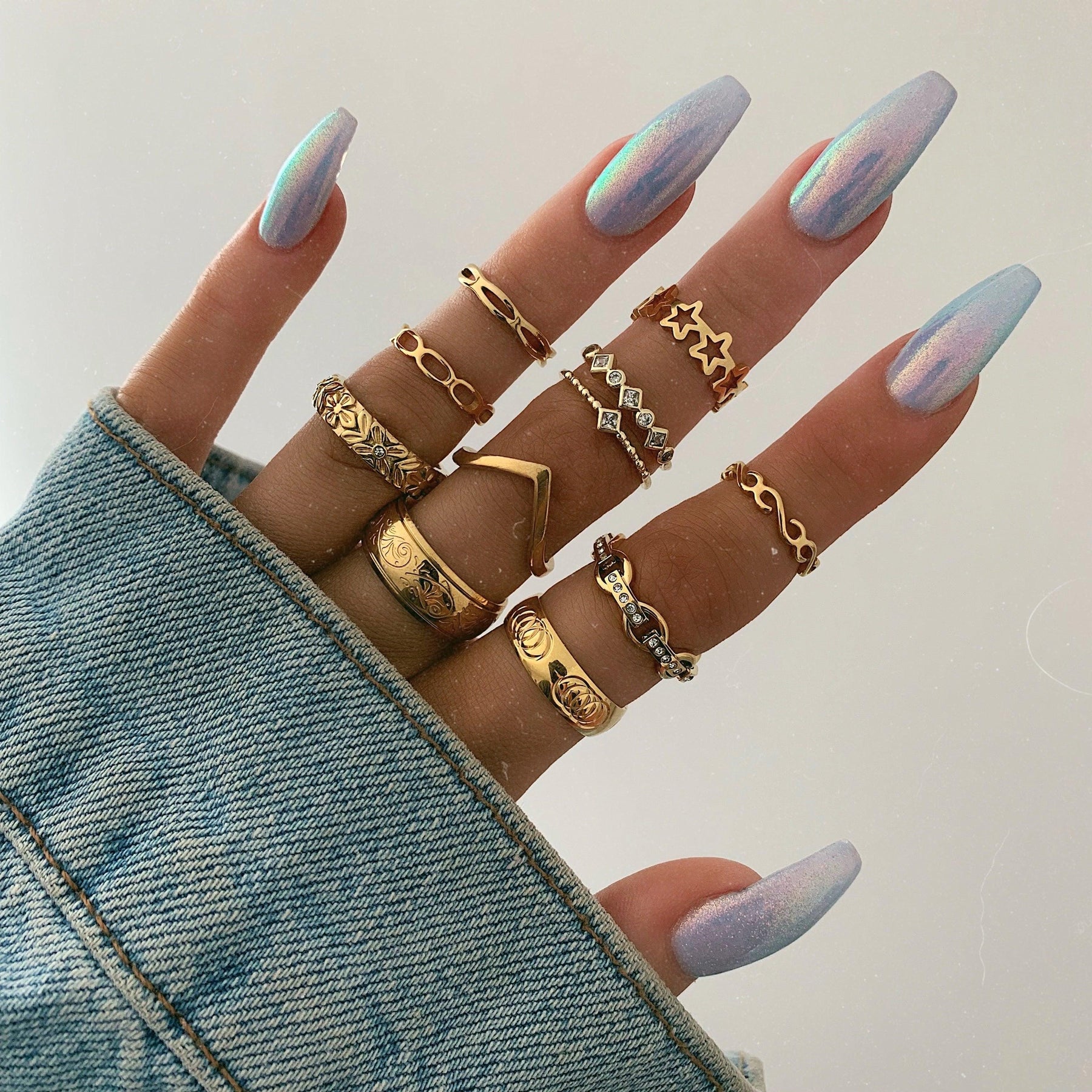 Urbanti Stainless Steel Mendhi Ring