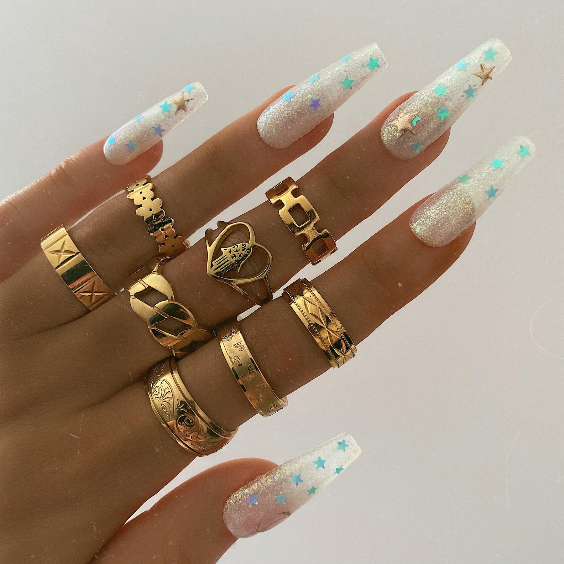 Urbanti Stainless Steel Mendhi Ring