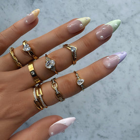 Urbanti Stainless Steel Merci Ring