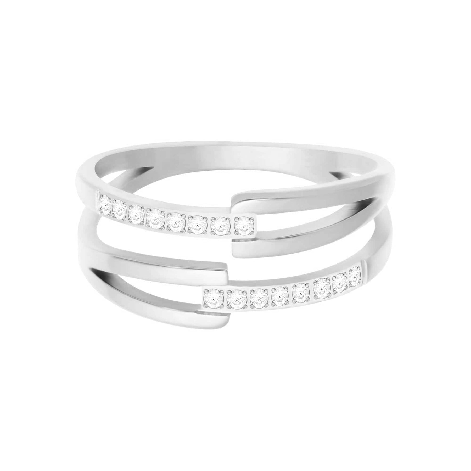 Urbanti Stainless Steel Merci Ring