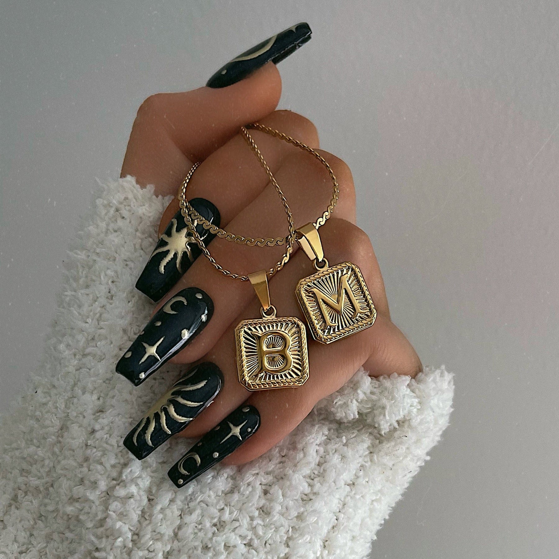 Urbanti Stainless Steel Mesmerise Initial Necklace