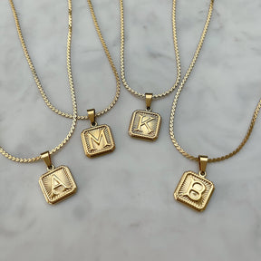 Urbanti Stainless Steel Mesmerise Initial Necklace