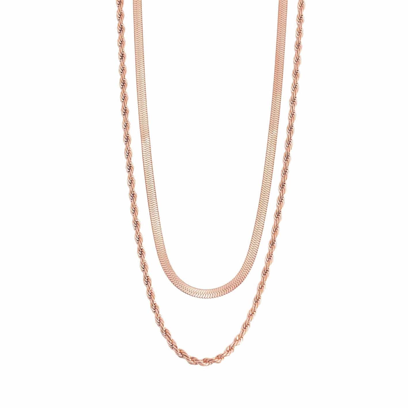 Urbanti Stainless Steel Mikayla Necklace Set