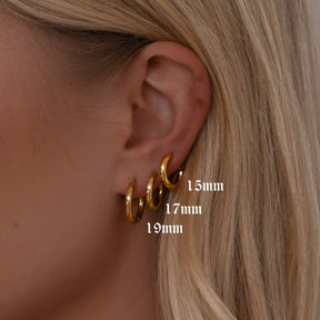 Urbanti Stainless Steel Milla Hoop Earrings