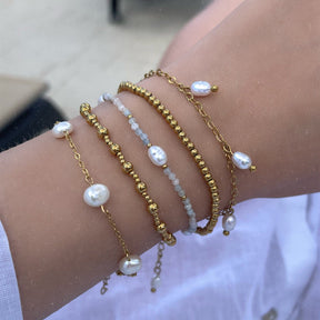 Urbanti Stainless Steel Milly Pearl Bracelet