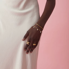 Urbanti Stainless Steel Milly Pearl Bracelet