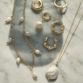 Urbanti Stainless Steel Milly Pearl Necklace