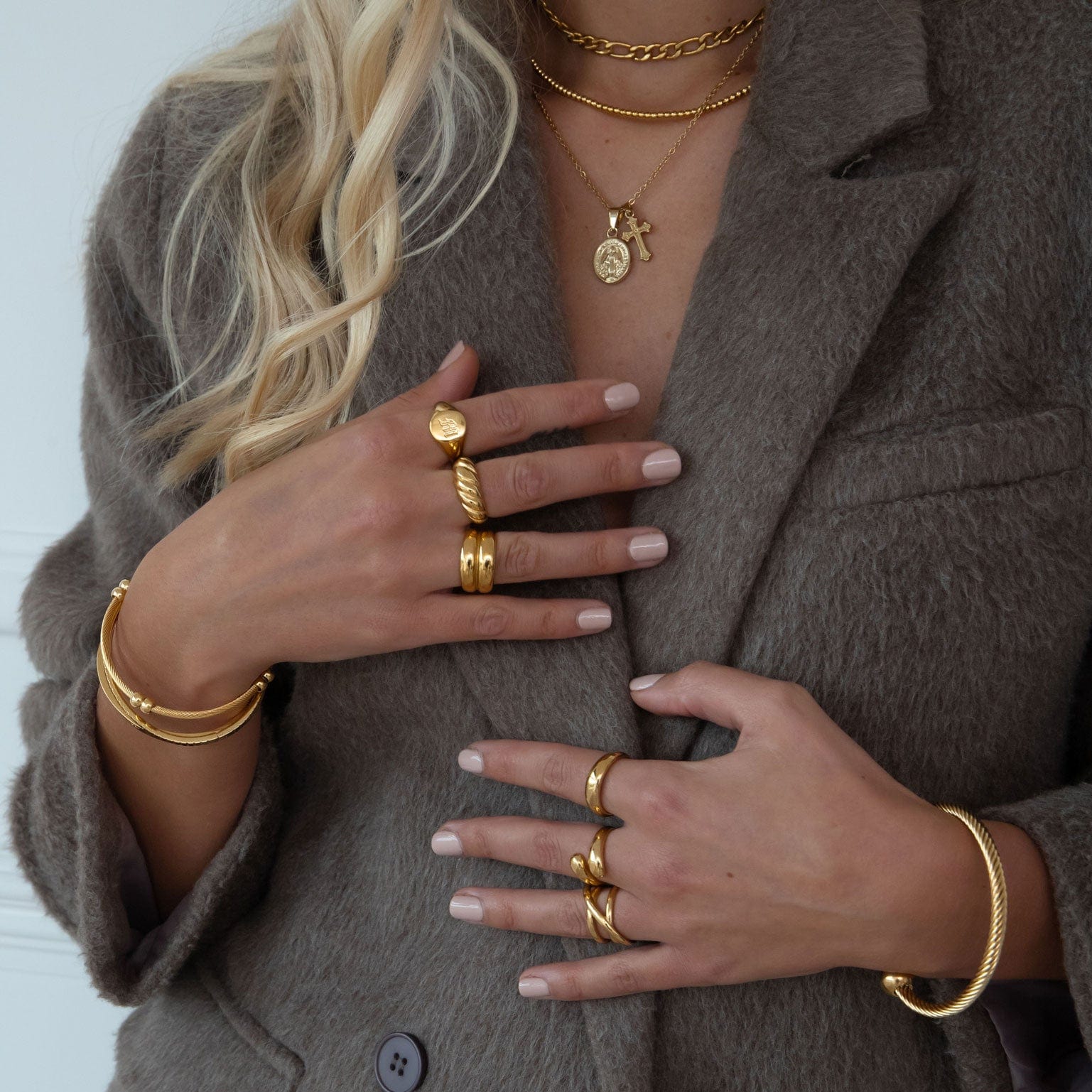 Urbanti Stainless Steel Mishka Necklace