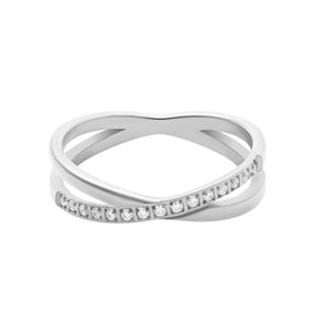 Urbanti Stainless Steel Mist Ring Silver / US 5 / UK J / EUR 49 (x small)