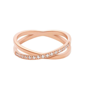 Urbanti Stainless Steel Mist Ring Rose Gold / US 5 / UK J / EUR 49 (x small)