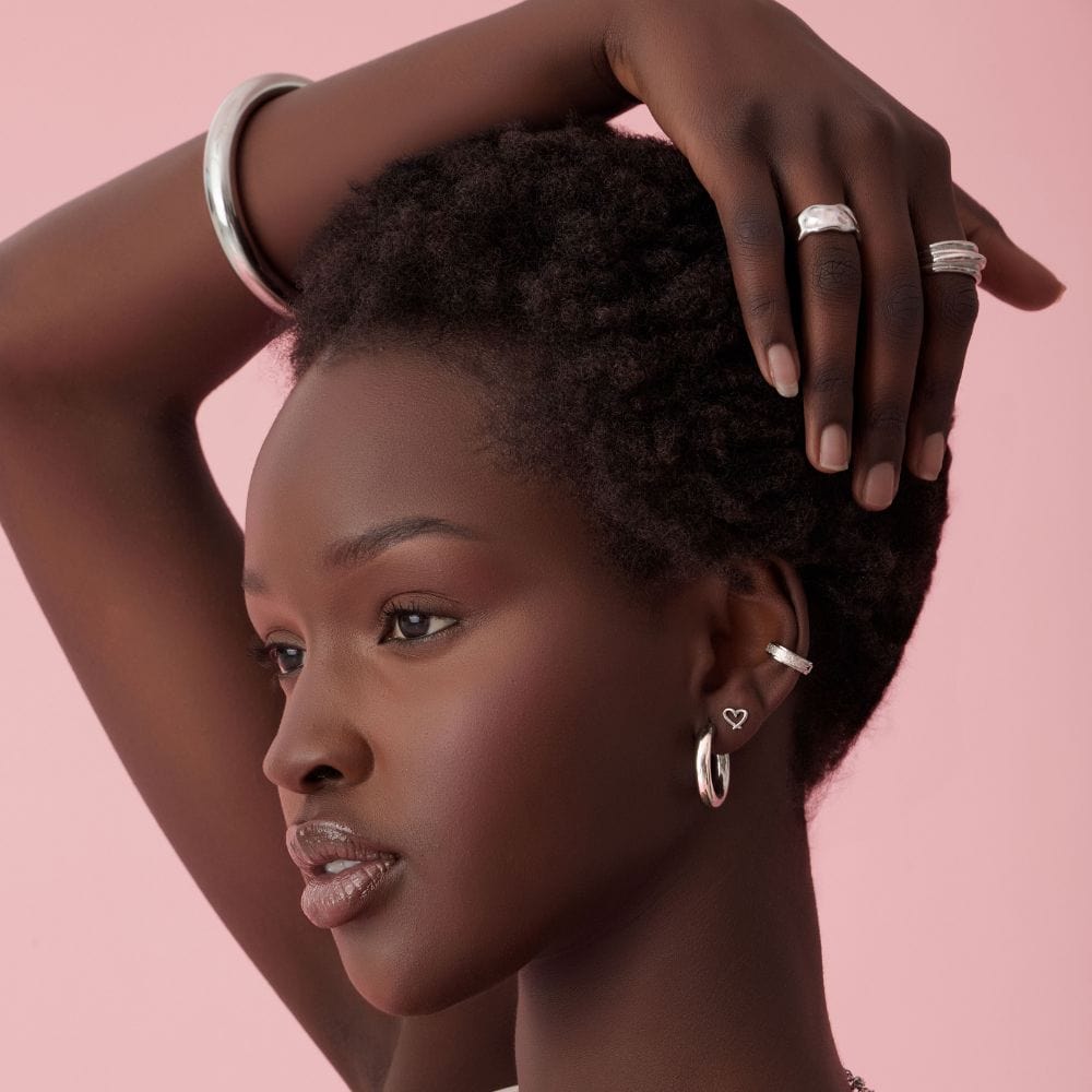 Urbanti Stainless Steel Misty Ear Cuff