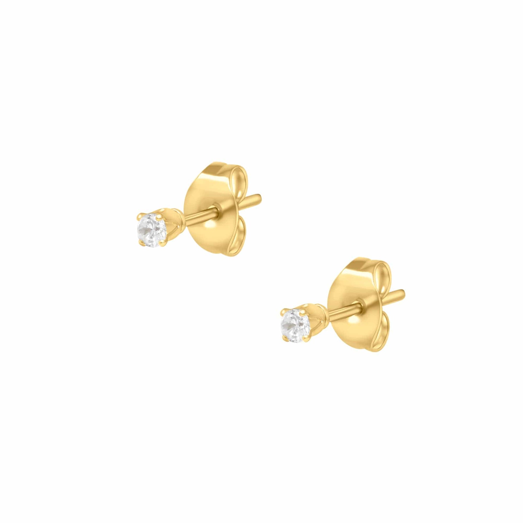 Urbanti Stainless Steel Molly Stud Earrings Gold