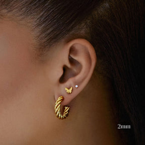 Urbanti Stainless Steel Molly Stud Earrings