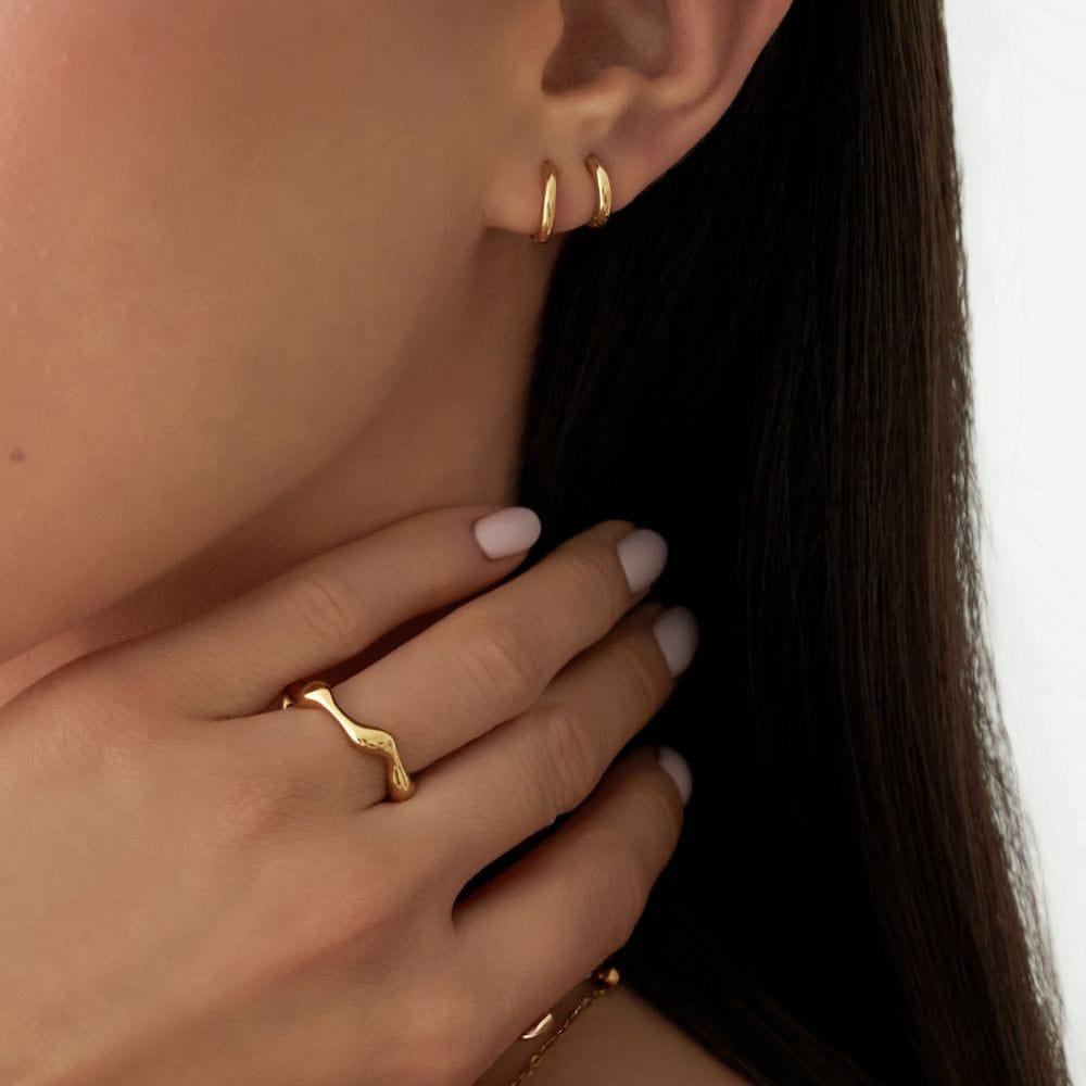 Urbanti Stainless Steel Molten Ring