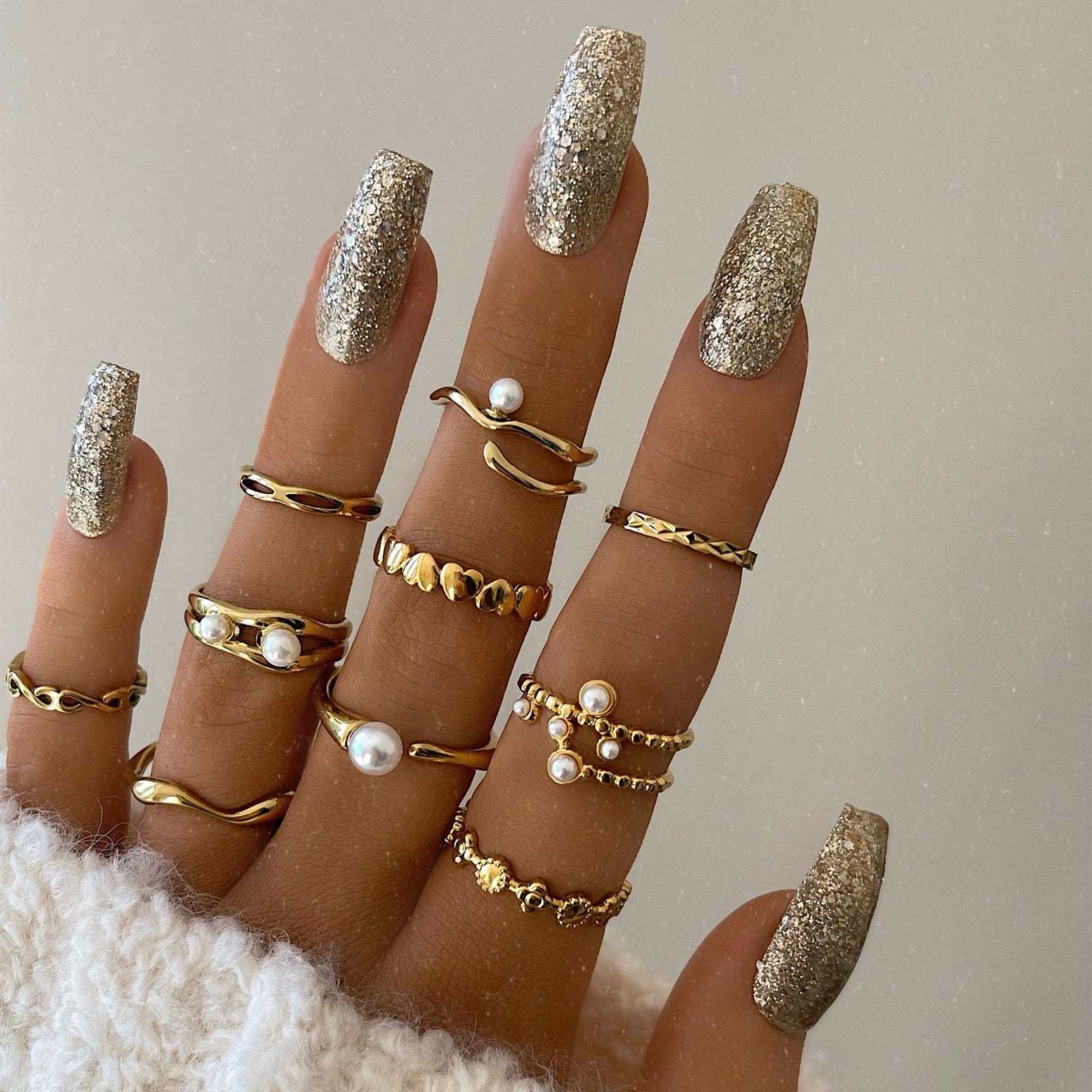 Urbanti Stainless Steel Molten Ring